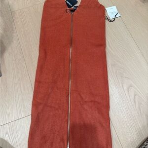 Forever 21 Vibrant Orange Knit Dress